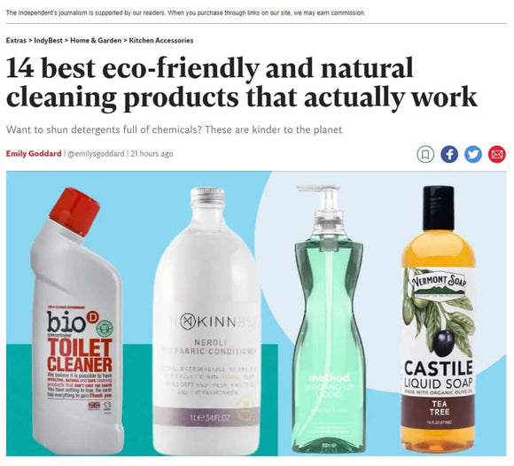 Overall Winner - Best eco friendly Cleaning Product - The Independent