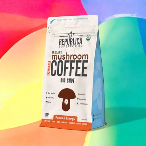 Big Shot instant Decaf 7 mushroom coffee  240g -  La Republica