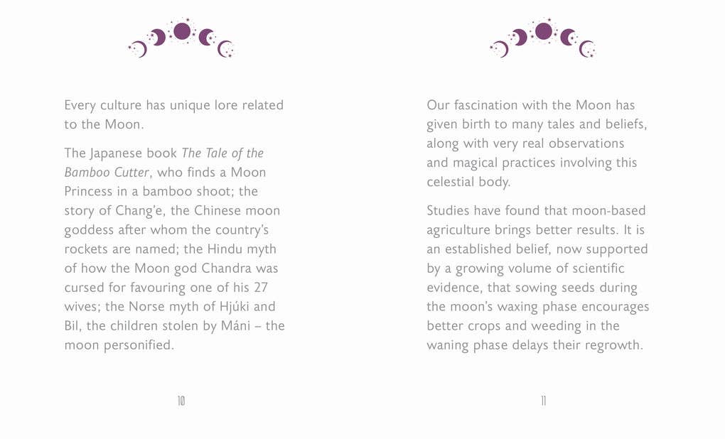 The Little Book of Moon Magic by OH (Hardback)