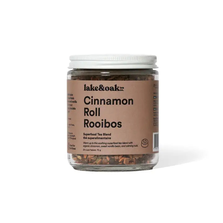 Cinnamon Roll Rooibos - Superfood Tea Blend 300g-Lake Oak Tea