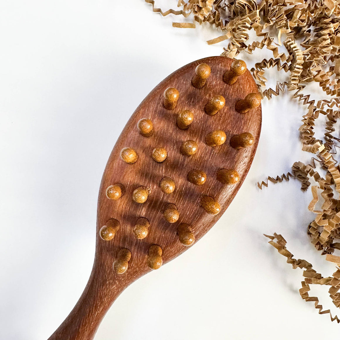 Sandalwood Hair Brush & Scalp Massager - Smile Boutiques