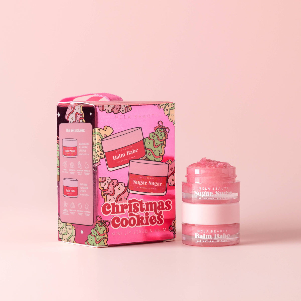 Ornament Mini - Christmas Cookies Lip Scrub + Balm Set