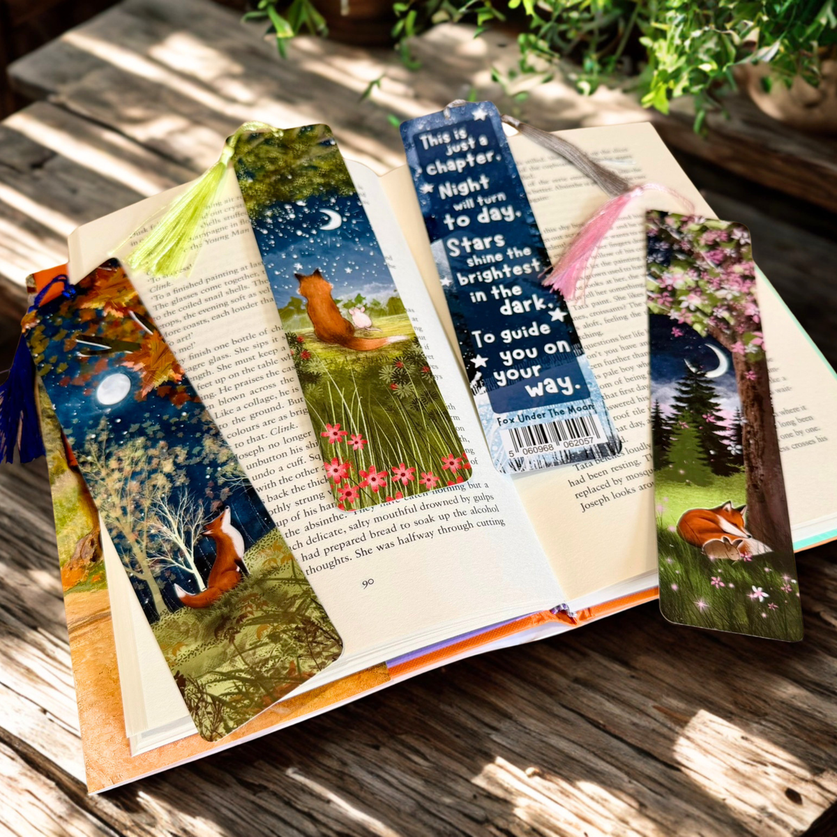 Bookmark with tassel: Trust The Path