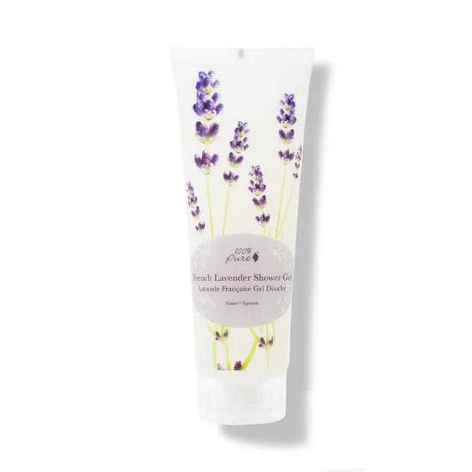 French Lavender Shower Gel 237ml - 100% Pure