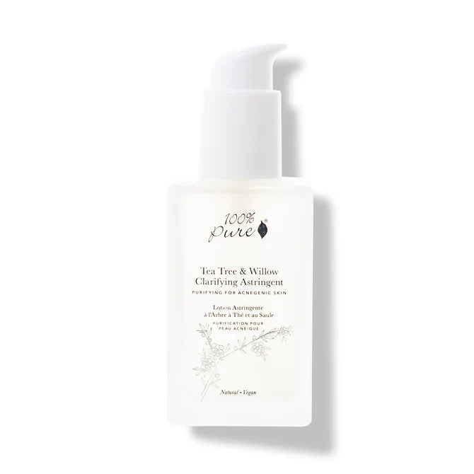 Tea Tree & Willow Clarifying Astringent 118ml - 100% Pure