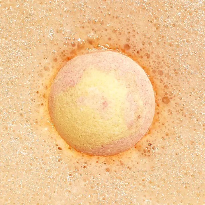 Georgia Peach Large Bath Bomb - 8oz-Pure Drop-Live in the Light Naturally Ltd