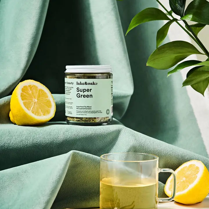 Super Green - Superfood Tea 226.8g-Lake Oak Tea