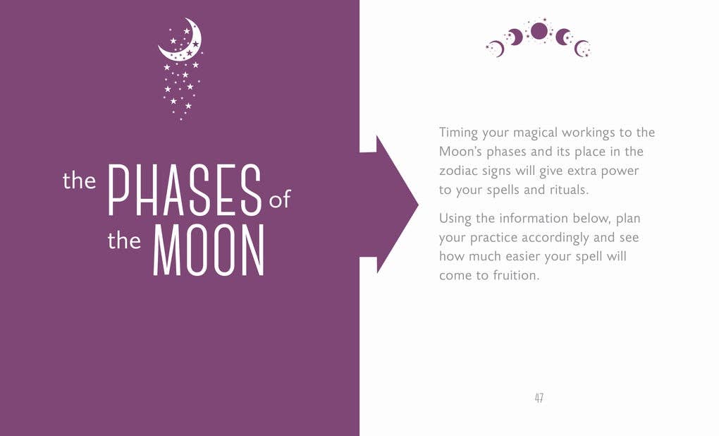 The Little Book of Moon Magic by OH (Hardback)