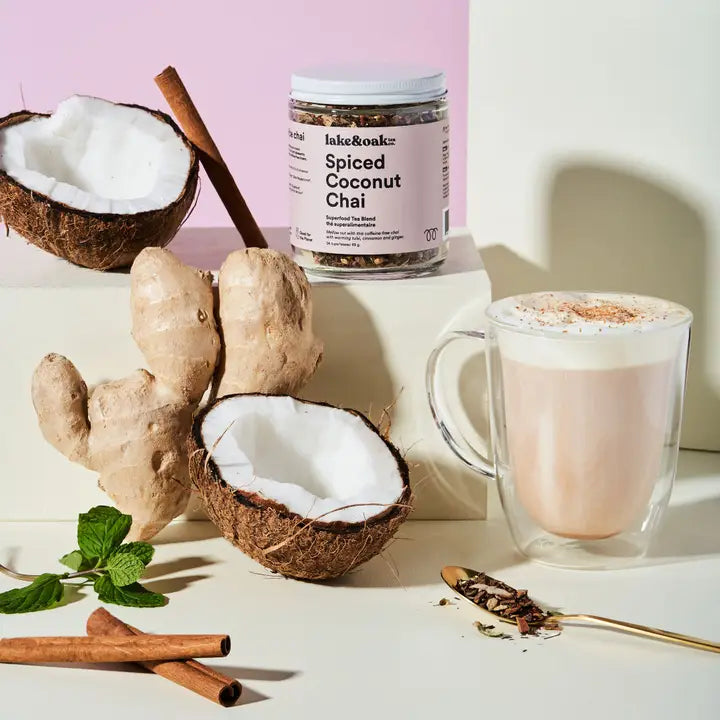 Spiced Coconut Chai - Superfood Tea Blend 272.16g-Lake Oak Tea
