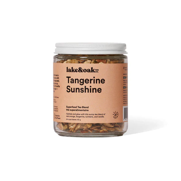 Tangerine Sunshine – Organic Superfood Tea Blend (80g) | Lake & Oak