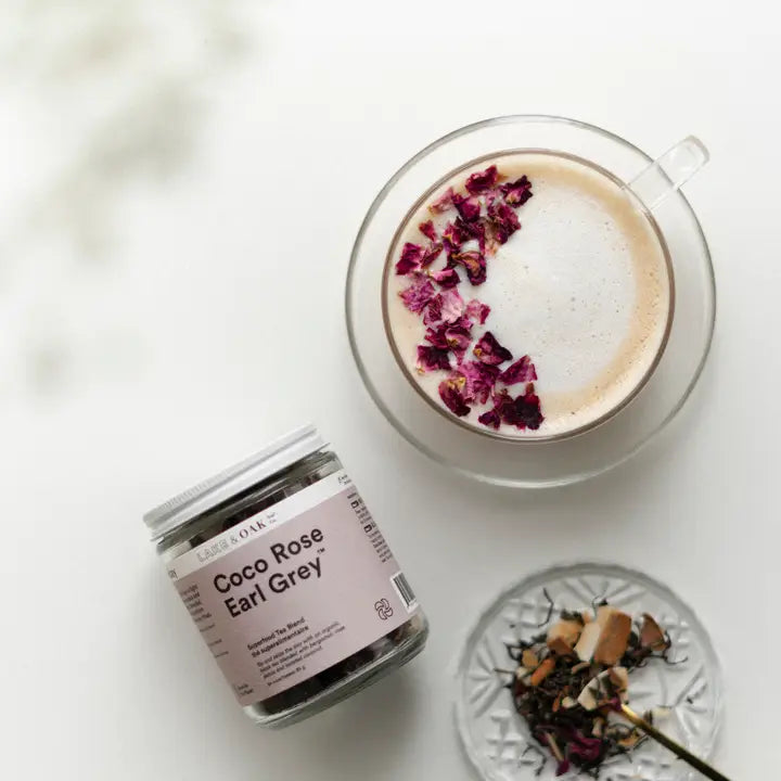 Coco Rose Earl Grey - Superfood Tea Blend 226.8g-Lake Oak Tea