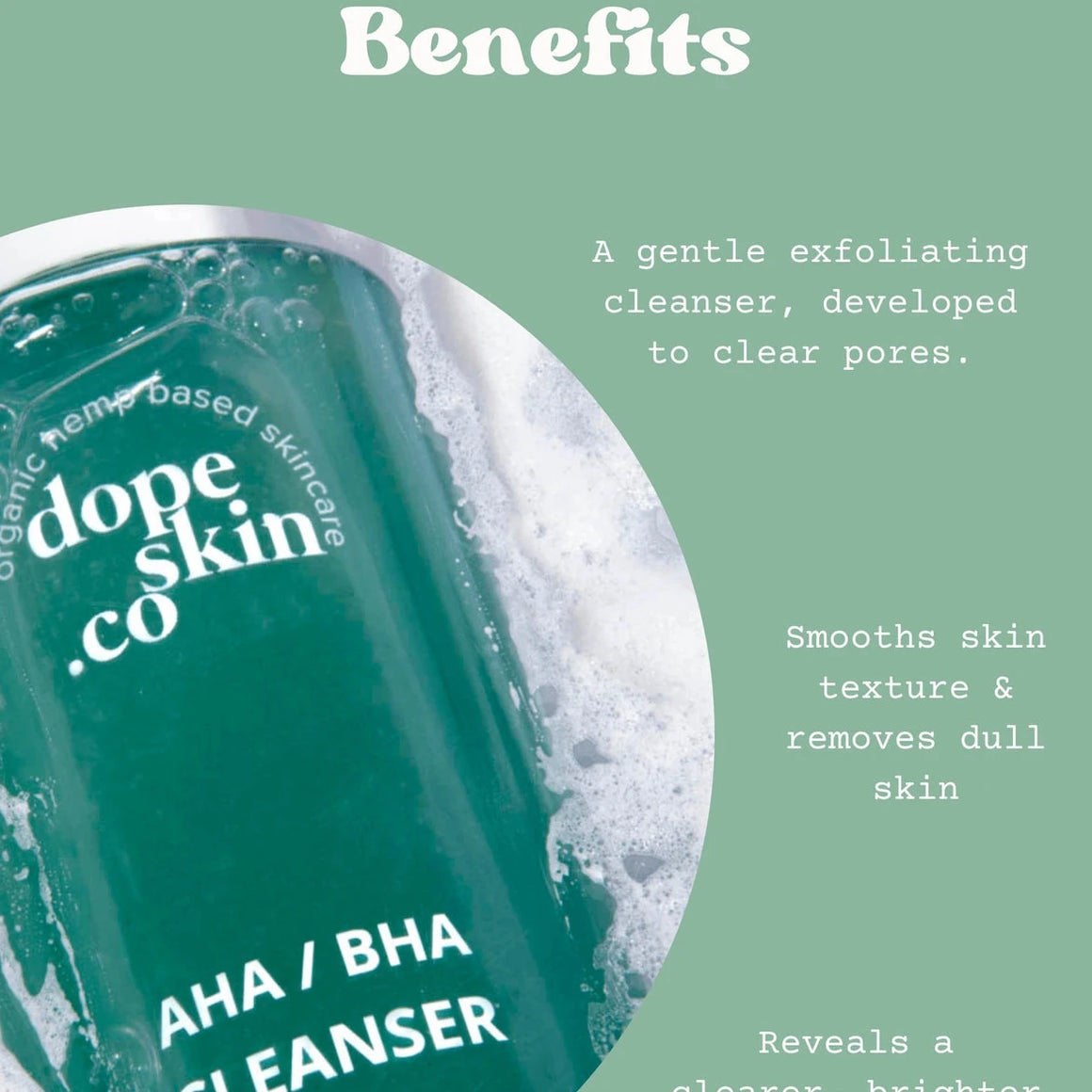 Aha / Bha Exfoliating Cleanser -  Dope Skin