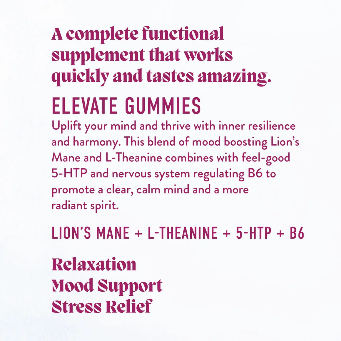 Elevate Mushroom Gummies –  Microjoy