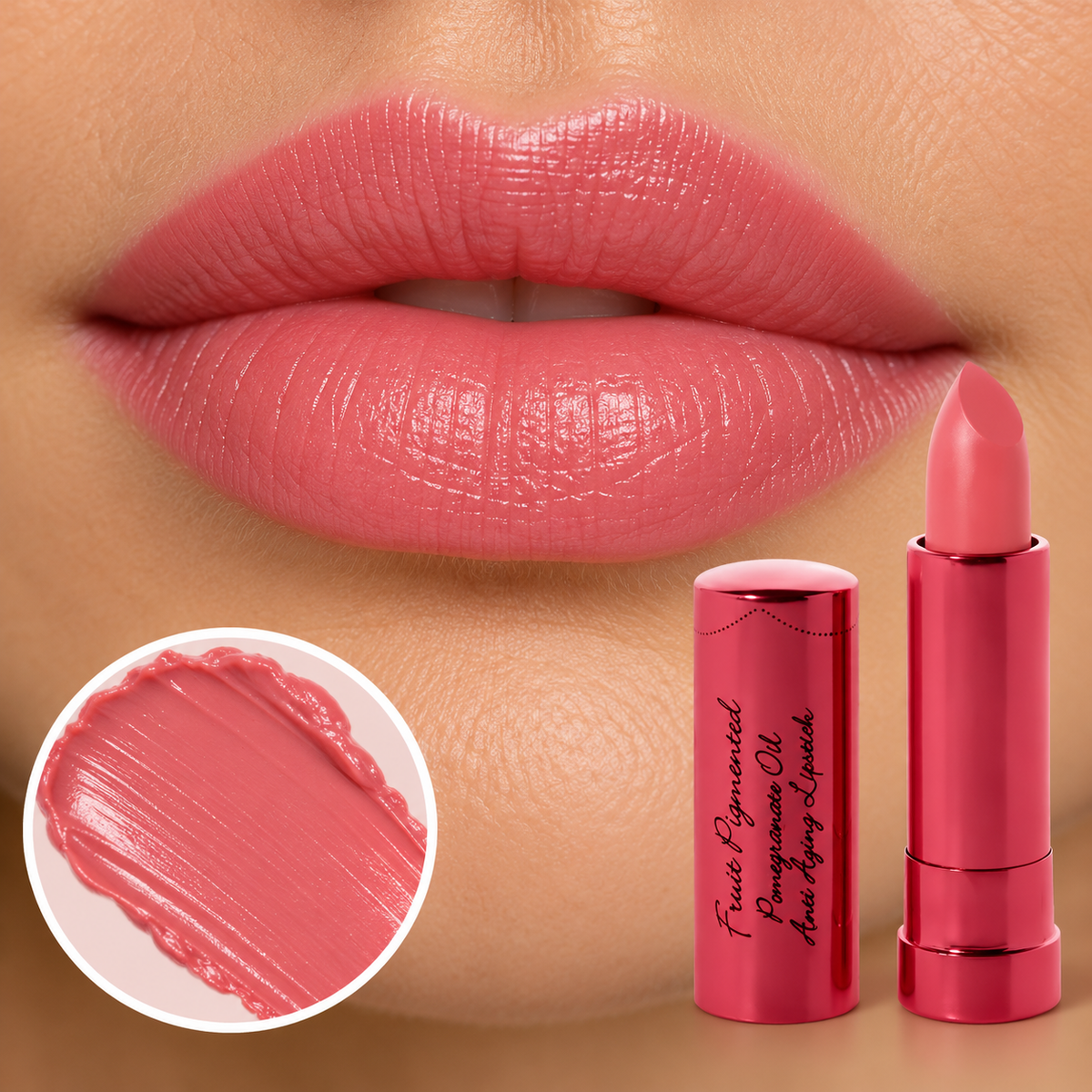 Magnolia Fruit Pigmented® Oil Anti-Aging Lipstick - 100% Pure
