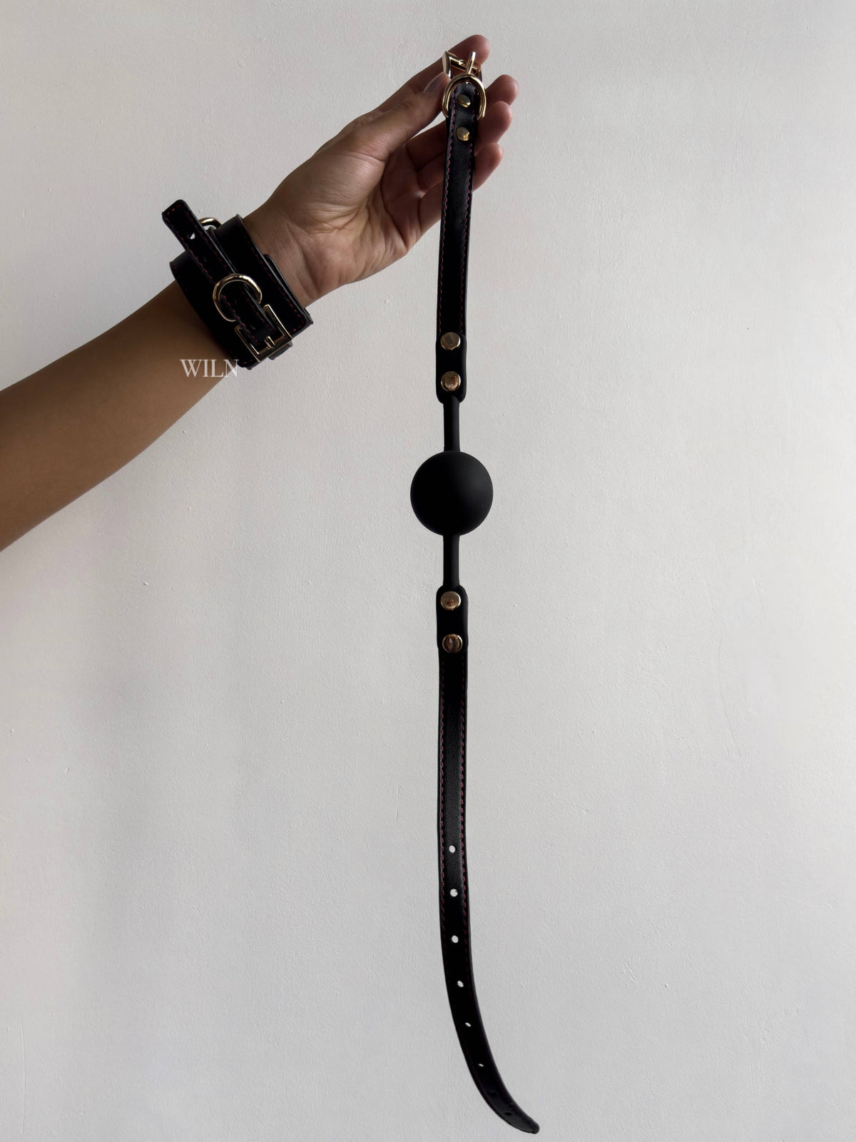 BDSM Bondage Set Vegan Leather Erotic Costume Dom Sub