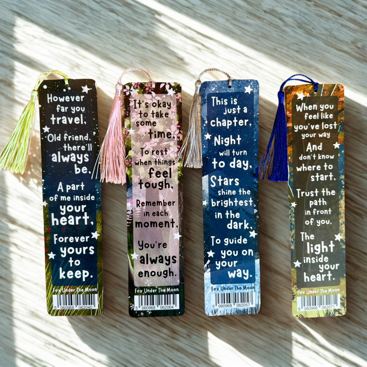 Bookmark with tassel: Trust The Path