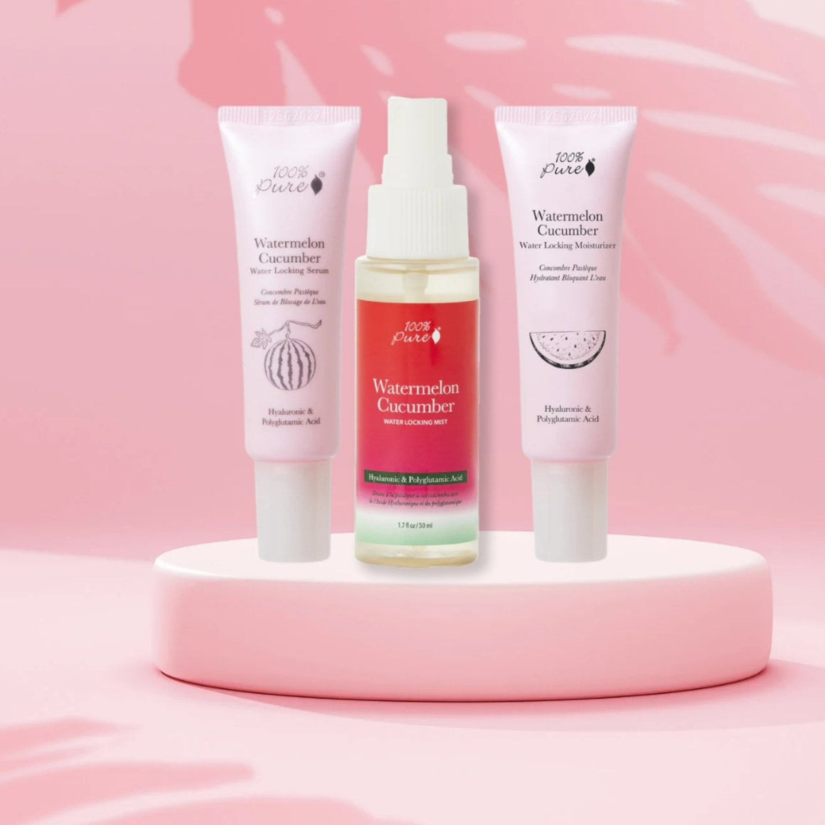 Watermelon + Cucumber Water Locking Moisturiser - 100% Pure