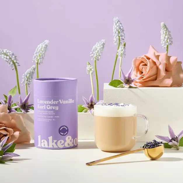Lavender Vanilla Earl Grey - Superfood Tea Blend 226.8g-Lake Oak Tea