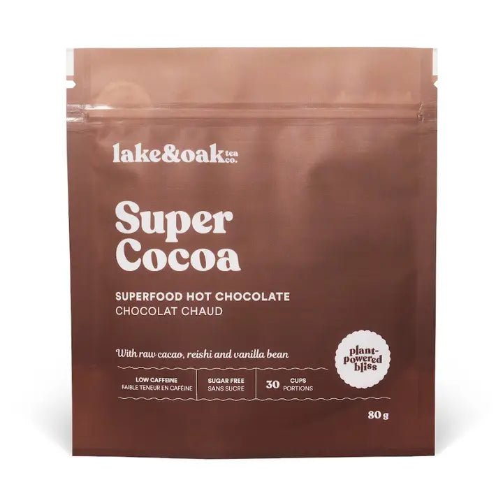 Super Cocoa - Superfood Latte Blend 453.59g-Lake Oak Tea
