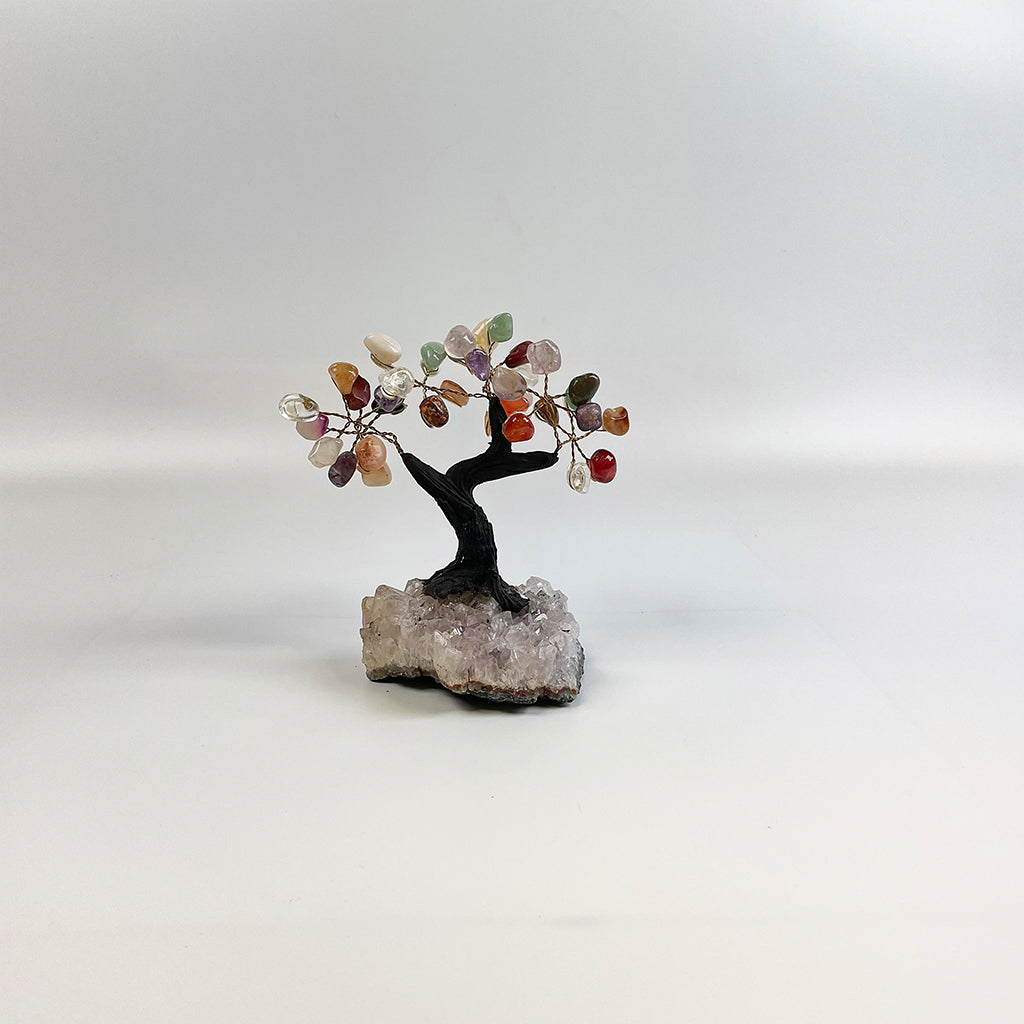 Mixed Gems Gemstone Tree 5" - Handmade by Brazil Gems