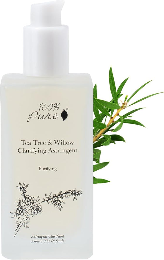 Tea Tree & Willow Clarifying Astringent 118ml - 100% Pure