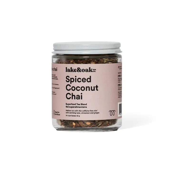Spiced Coconut Chai - Superfood Tea Blend 272.16g-Lake Oak Tea