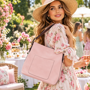 Classic Hobo Handbag – Rosewater 🌸