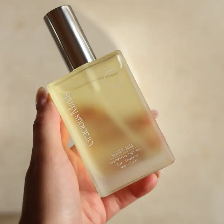 Velvet Rose Restoring Body Oil - Gracious Minds