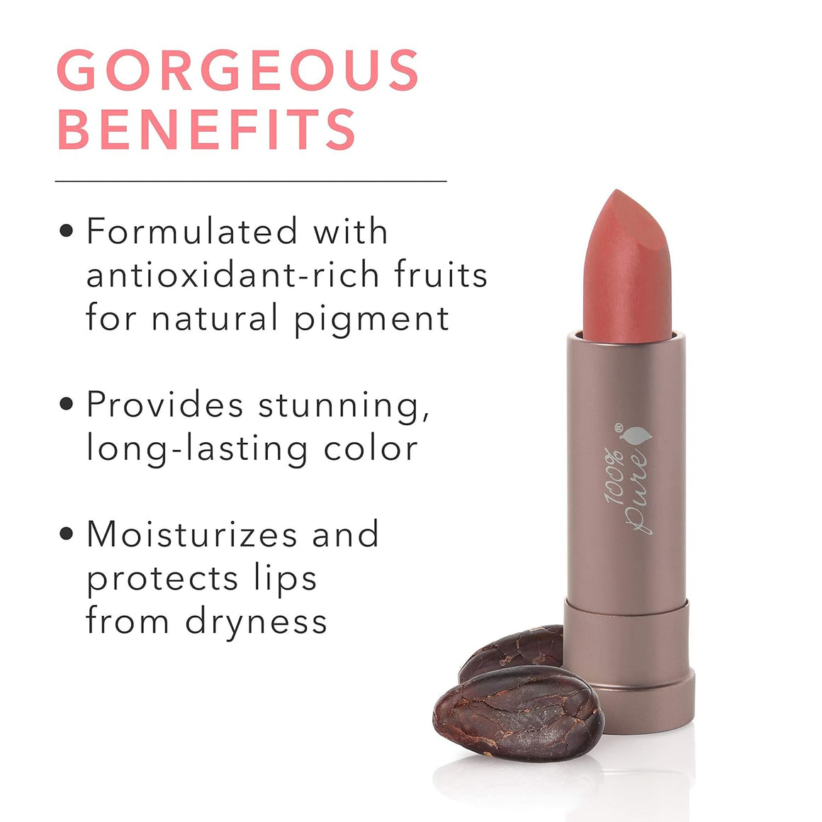Savanna Fruit Pigmented® Cocoa Butter Matte Lipstick - 100% Pure (Copy)
