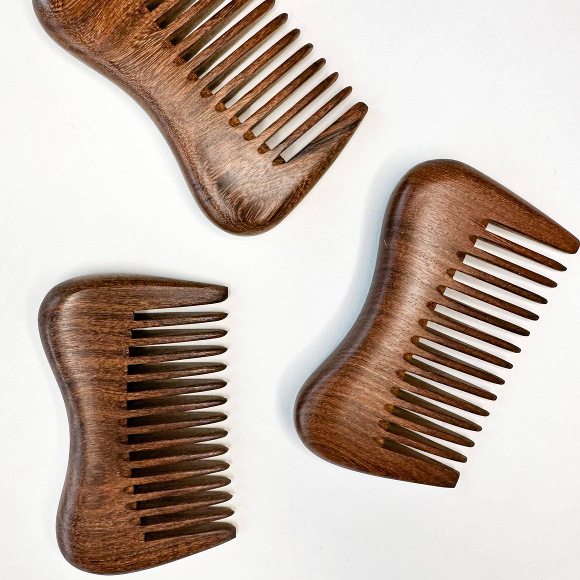 Natural Sandalwood Detangling Comb - Smile Boutiques