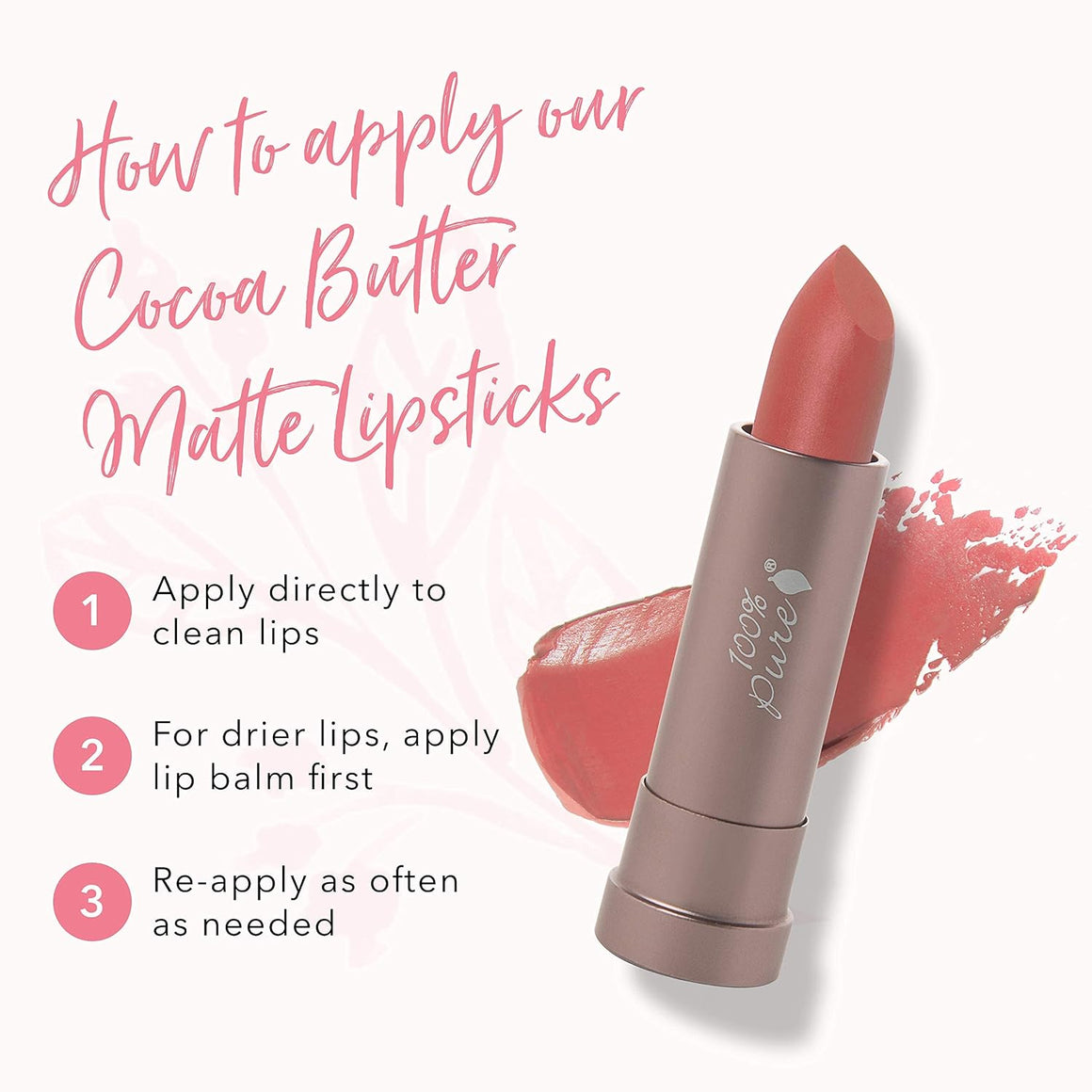 Savanna Fruit Pigmented® Cocoa Butter Matte Lipstick - 100% Pure (Copy)