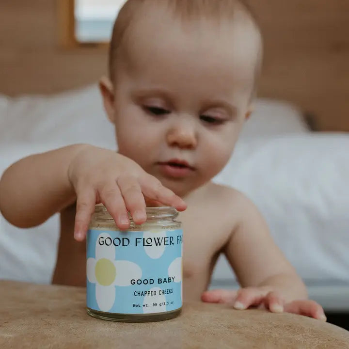 Good Baby Chapped Cheeks Natural Diaper Balm 3.5oz-Good Flower Farm