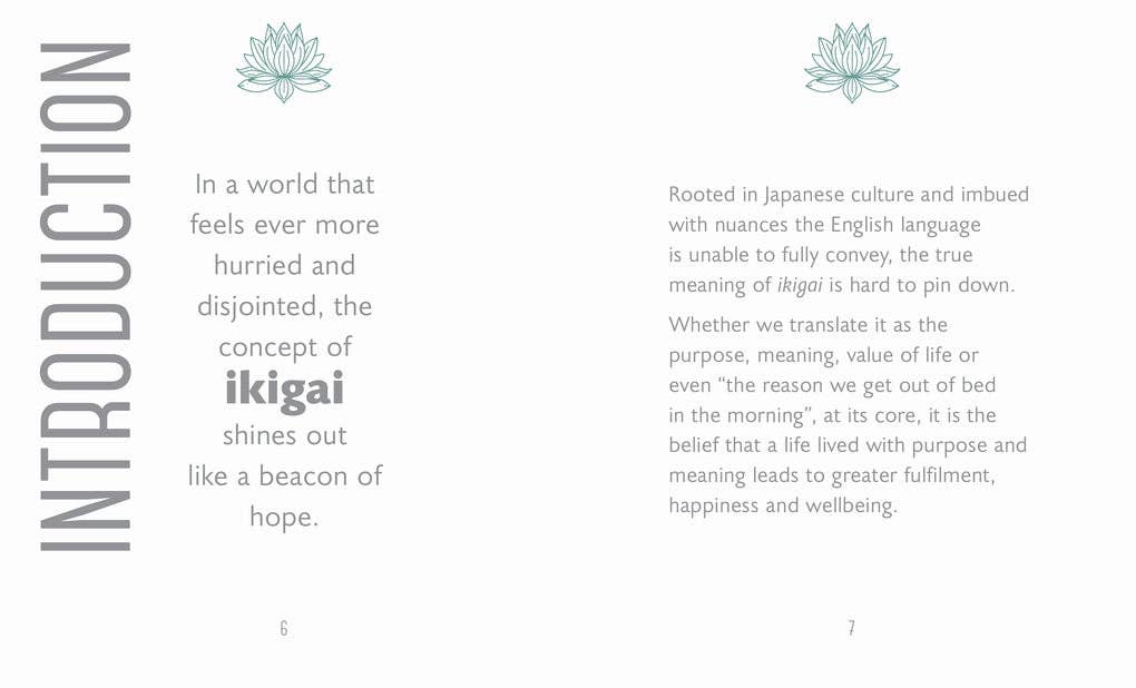 The Little Book of Ikigai by Katalin Németh (Hardback)