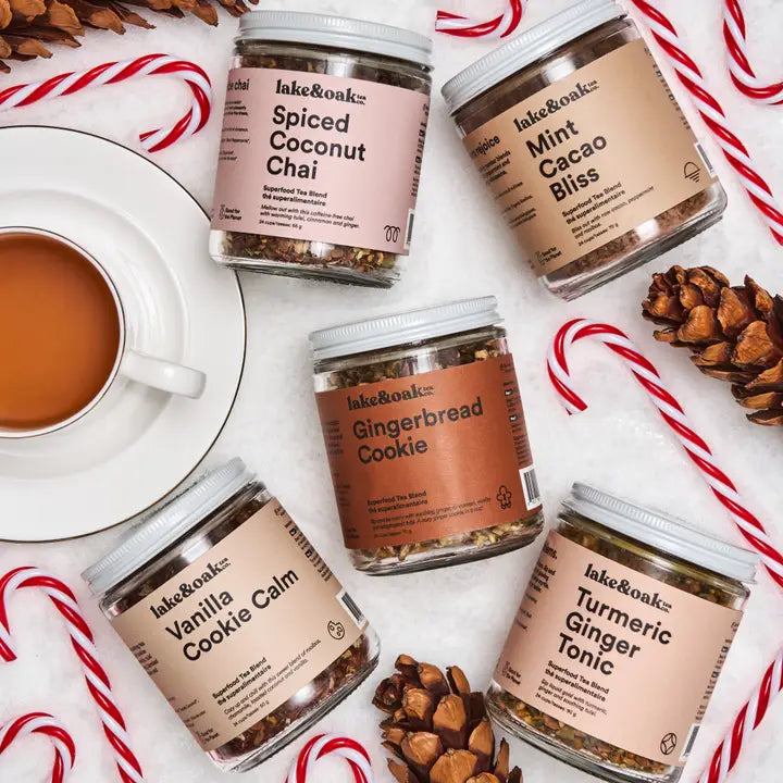 Gingerbread Cookie - Superfood Tea Blend 300g-Lake Oak Tea