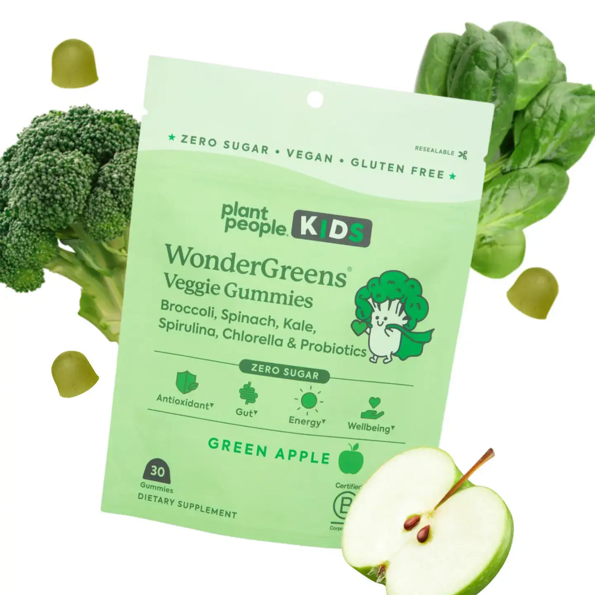 Wondergreens Kids Veggie Gummies