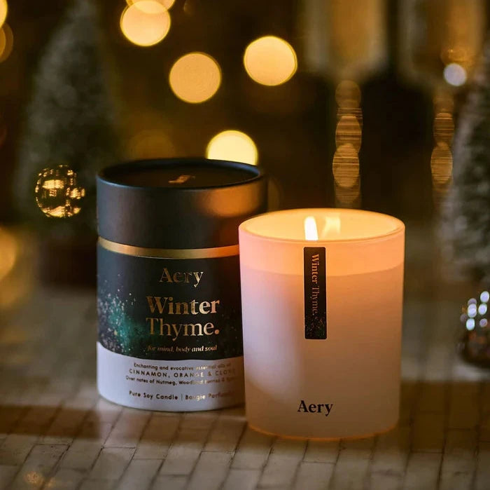 Winter Thyme Candle - Orange Clove & Thyme - Aery Living