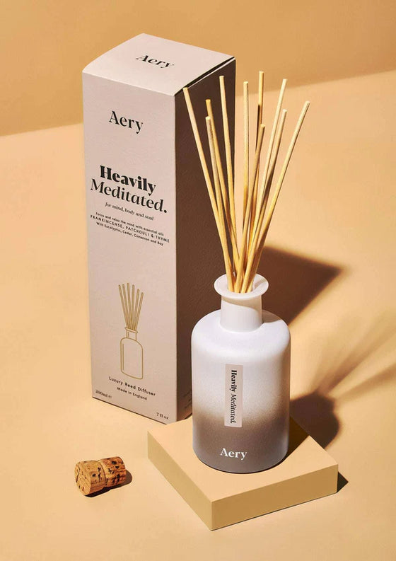 Heavily Medicated Reed Diffuser - Frankincense Patchouli and Thyme - Aery Living