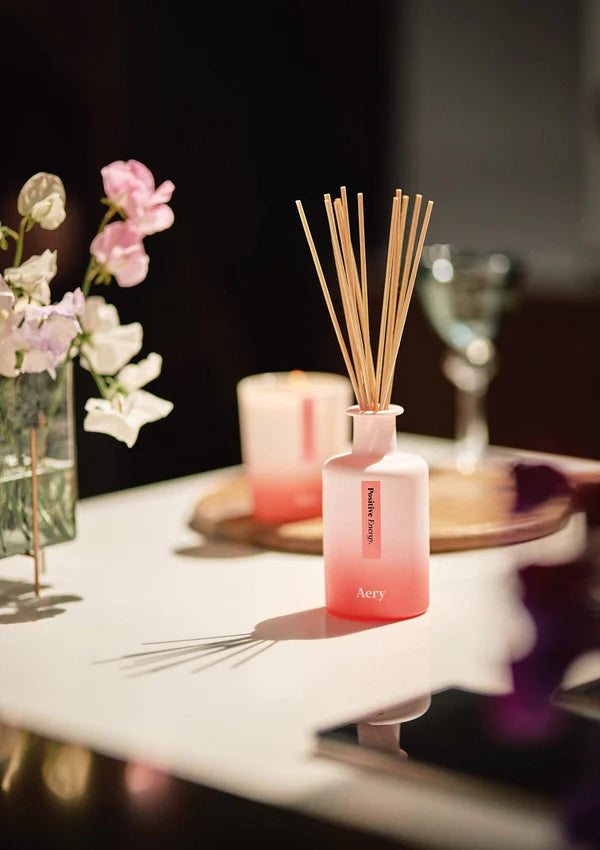 Positive Energy Reed Diffuser - Pink Grapefruit Vetiver and Mint - Aery Living LIFE STYLE