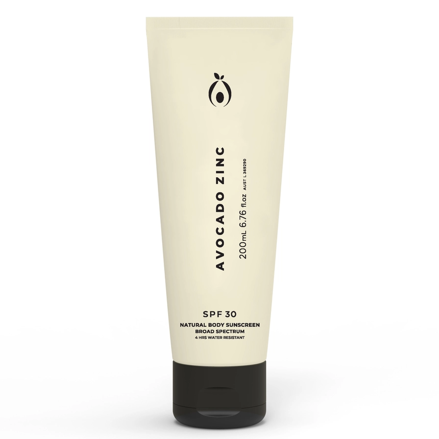 SPF 30 Natural Body Sunscreen - Avocado Zinc