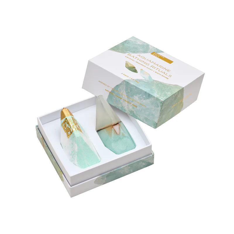 Aquamarine Bathing Rituals | 2 Pack (Soap & Bath Bomb)