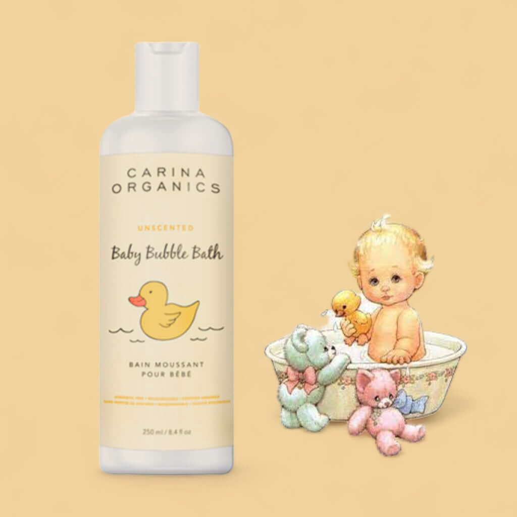 Baby Bubble bath Unscented 250ml - Carina Organics