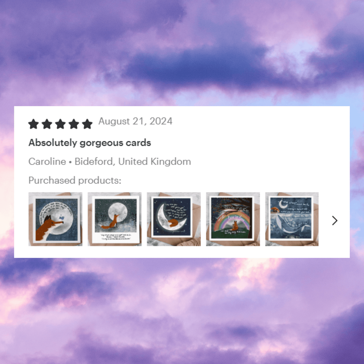 Review of the Encouragement Card collection featuring gorgeous designs, highlighting customer satisfaction.