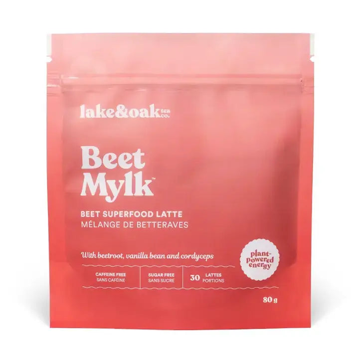 Beet Mylk – Superfood Latte Blend 80g | Lake & Oak Tea