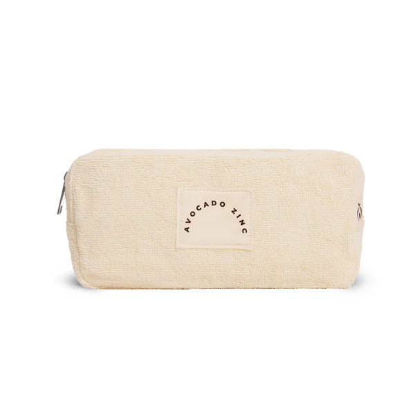 Terry Towelling Pouch - Avocado Zinc