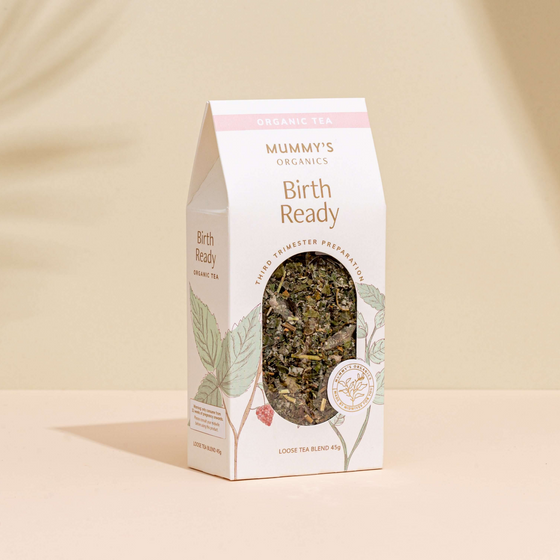 Birth Ready Tea Mummy's Organic Raspberry Leaf & Peppermint Labour essentials Leaf