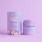 NCLA Beauty 'Hi, Butter' skincare set on a purple background