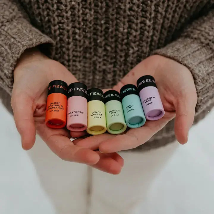 Blood Orange & Grapefruit Organic Lip Balm – 0.30oz | Good Flower Farm