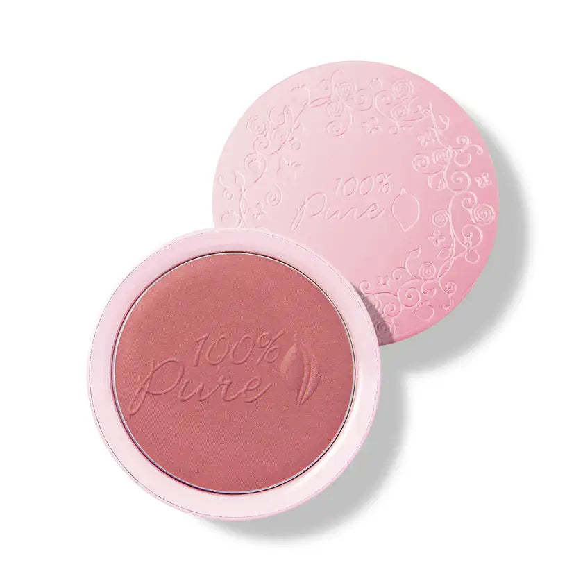 Fruit Pigmented® Blush Mauvette in a pink compact, perfect for achieving a natural blush for all skin tones.