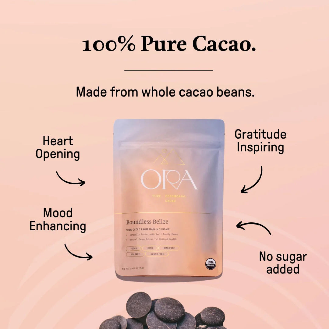 Ora Pure Organic Ceremonial Cacao - Boundless Belize