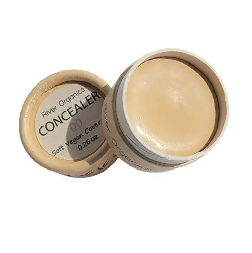 Zero Waste Concealer | 00 Pale 8g-River Organics-Live in the Light Naturally Ltd